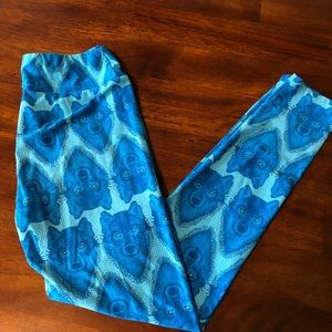 One Size LuLaRoe Wolf Leggings